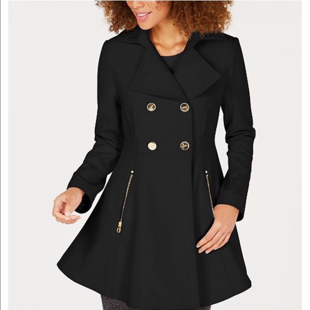 Laundry by Shelli Segal Fit and Flare Coat